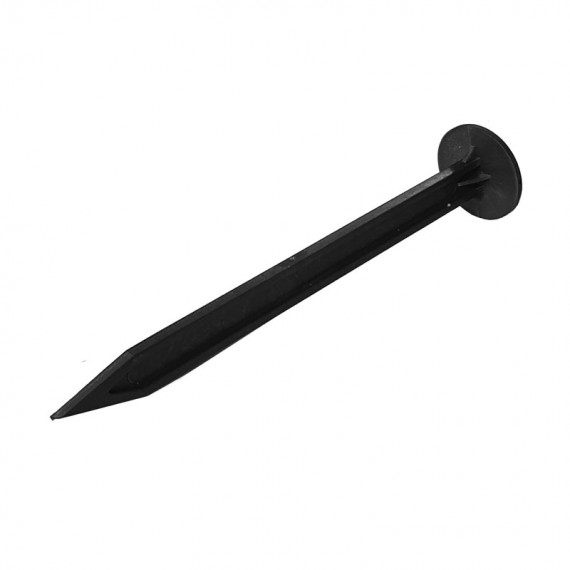 Бордюр Кантри MINI черный – 1000.1,5.8 - пластиковый L10000 мм, H80 мм